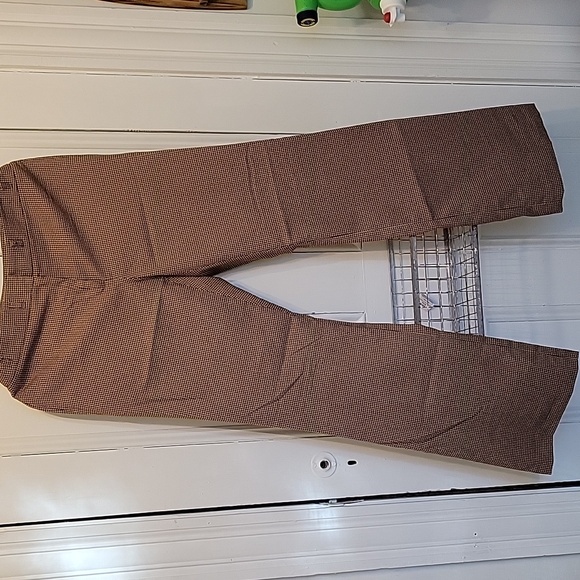 NWOT Liz Claiborne "audra" brown trouser pants Size 6 - Picture 1 of 8